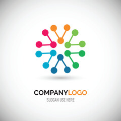 Modern social logo design