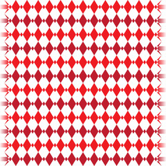 seamless geometric pattern red tone