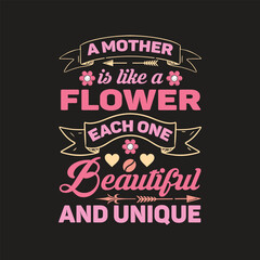 Mom t-shirt design vector