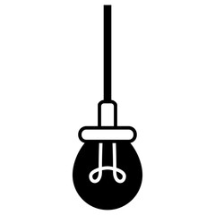 electric lamp icon