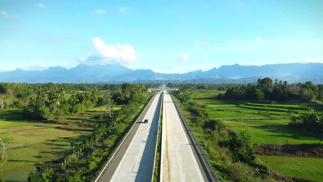 Sigli Banda Aceh toll road, indonesia.