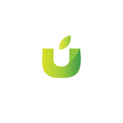 Letter U logo design