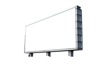 blank billboard isolated on white. png. ai