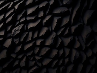 Naklejka premium Brown stone or rock background and texture, Ai Generative