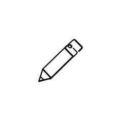 Pencil Line Style Icon Design