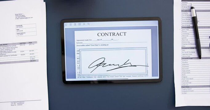 Contract E Signature