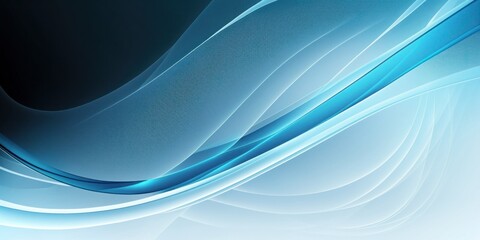 Obraz premium Abstract Blue Background, Generative AI