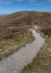 Path. Hiking. Ben Nevis range, Ben Nevis range mountain experience, fort william, mountains, highlands, scotland, highest mountain of England.