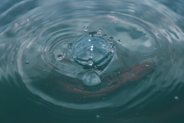 swater splash and water drop
