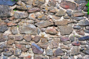 medieval stone masonry. grunge architectural background