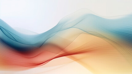 Abstract soft shiny colorful wavy line background graphic design. Modern blurred light curved lines banner template