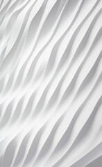 Obraz premium Silver gray colored wavy 3d lines background.