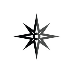 compass logo vector outdoor triangle arrow technology navigator