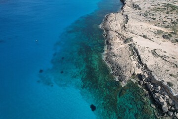 
Beautiful rocky coast of Cyprus