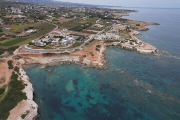 
Beautiful rocky coast of Cyprus