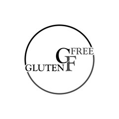 Gluten free icon isolated on transparent background
