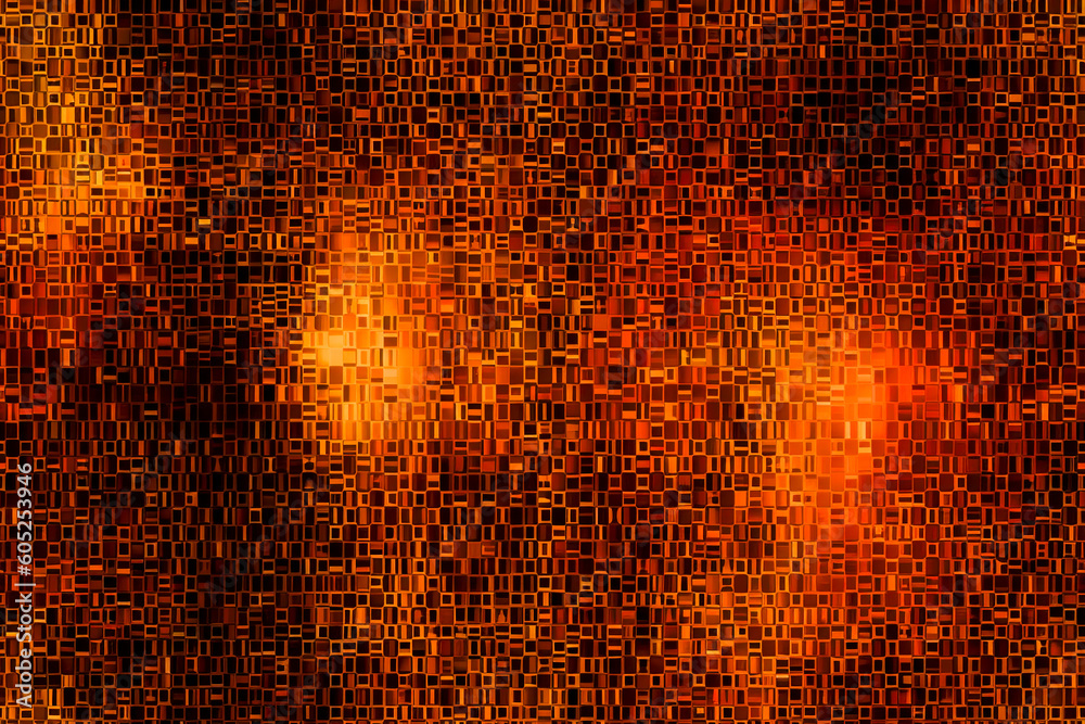 Aufkleber tile. seamless pattern. abstract background of computer code. digital matrix. big data visualization