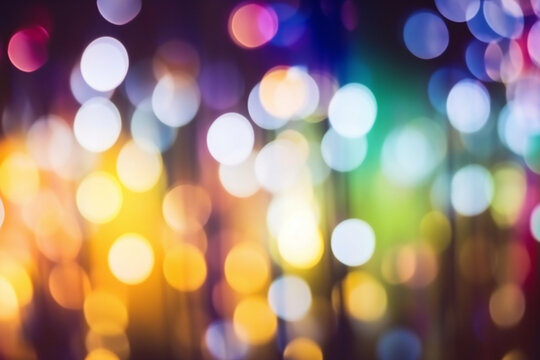 Abstract lights blur bokeh background, Luxury colorful bokeh background