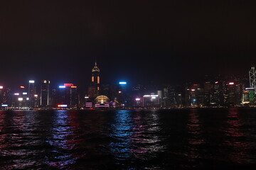 night view of the city