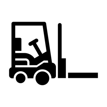 ForkLifter Vector Glyph Icon Design