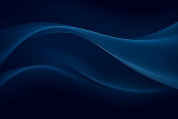 Abstract curve and wave on navy blue illustration background