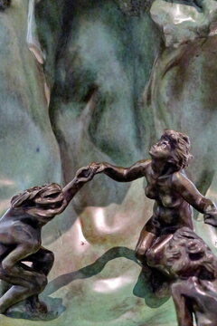 La Gran Ola (La Vague) de Camille Claudel (1864-1943). Musée Soumaya (Museo Soumaya). Mexico. Version en bronze et marbre. Mexico. Mexique. 13/03/2023.