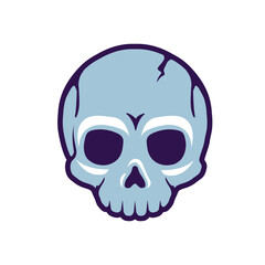 Skull head  vector illustration