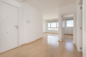 Distributor space of a house with access to several rooms