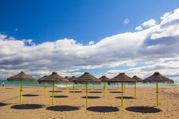 Playa en Torremolinos, costa del sol, Málaga, andalucia