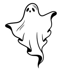 Halloween Ghost Illustration