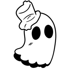 Halloween Ghost Illustration