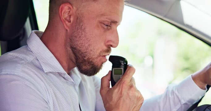 Breathalyzer Alcohol Test In Car