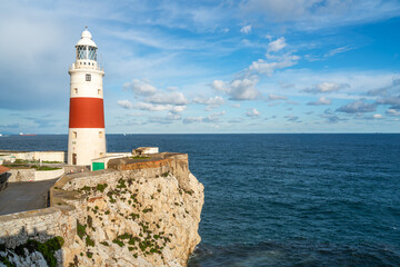 Fototapeta na wymiar Lighthouse in Gibraltar Europe