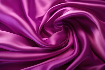 Fototapeta na wymiar Pink satin background. Texture of crumpled satin fabric, color of the year. generative ai
