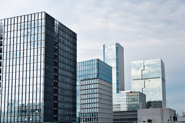 Obraz premium Modern office buildings in the city