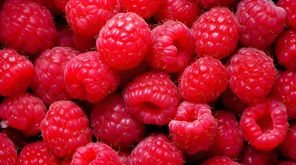Raspberries background. Ripe fruits