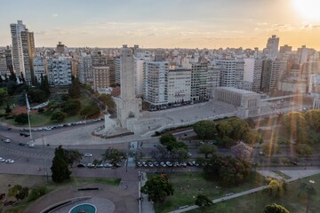 Memorial Flag in Rosario, Santa Fe, Argetina