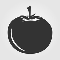  Tomato  isolated on white background. Vector illustration