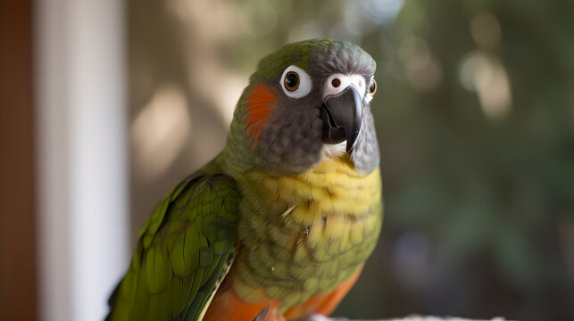 Colorful parot Generative AI