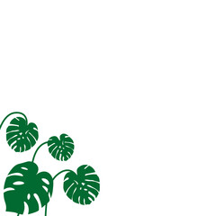 Monstera Leaf Element