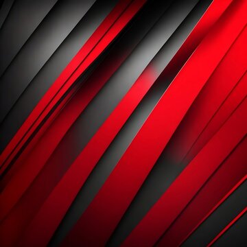 Red And Black Colour Background For Youtube Thumbnail , Banner , Ai Generative 