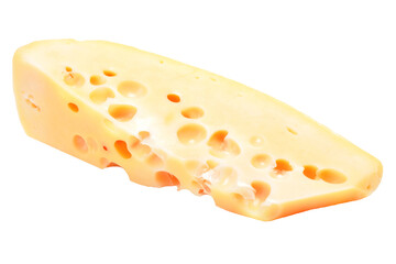 Swiss cheese isolated 