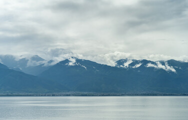 The lake at the foot of Yulong Snow Mountain