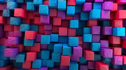 3d Cube Pattern Background