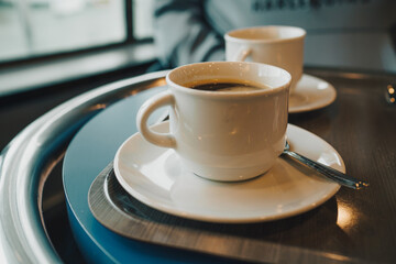 A Hot Cafe Refreshment in a Mug