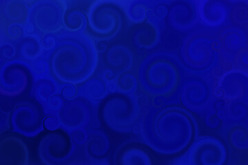 Blue background evoking the sea, shells or water. Ink blue.