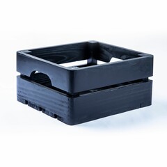 Black box isolated in white background