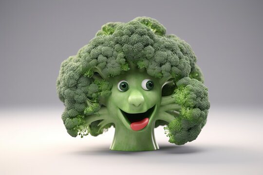 broccoli smile from generative ai
