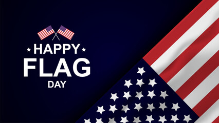 Vector illustration of a background for Happy Flag Day. eps 10.