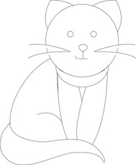 Cute Cartoon Cat